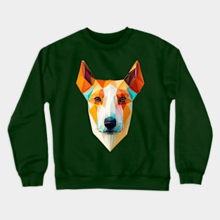 Polygon Dog Head 2 Crewneck Sweatshirt